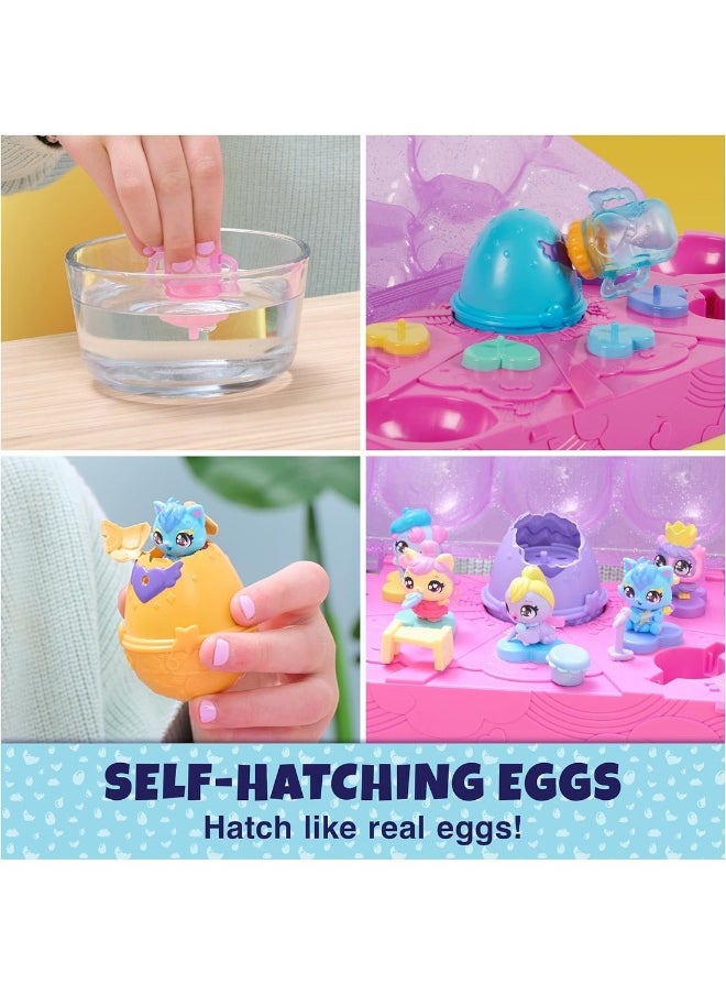 Egg Carton Toy With 5 Mini Figures In Self-Hatching Eggs 11 Accessories Kids Toys