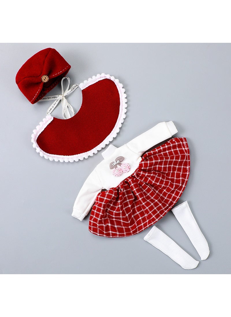 30cm bjd6 points doll clothes ob24 doll body clothes suit according to Sweet Barbie clothes spot wholesale British skirt style