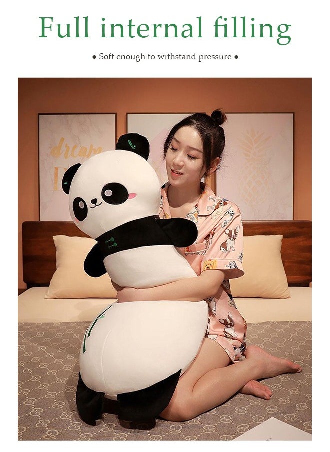 Long Body Pillow，Cartoon Panda Side Pillow For Side Sleepers, Multifunctional Waist Pad, Cotton Filling, Comfortable, Soft And Durable, Detachable, Suitable For Living Room, Bedroom，Sofa, 70cm