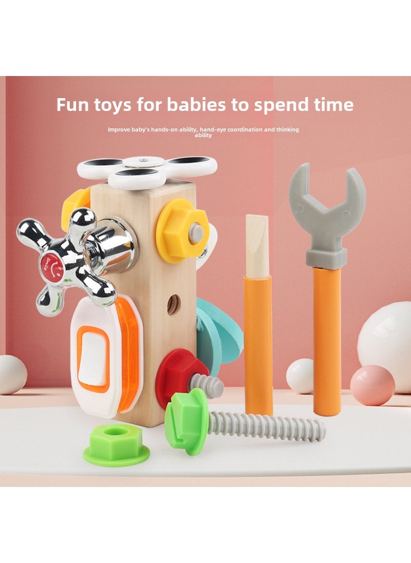 Montessori Busy Board Toy for Toddlers Busy nut combination 0.4kg