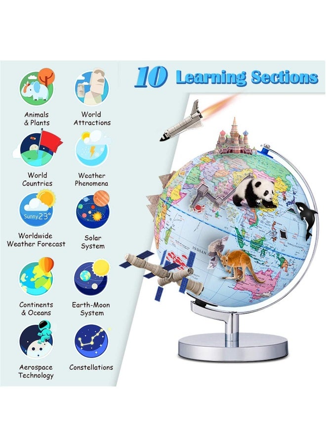 Luminous AR Globe 9-inch Intelligent AR Globe For Kids