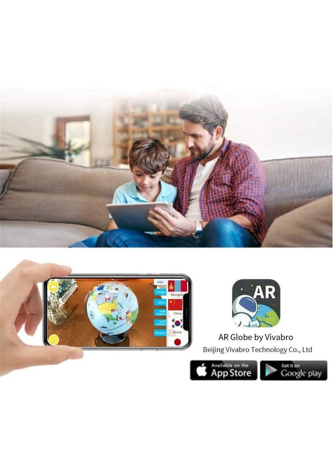 Luminous AR Globe 9-inch Intelligent AR Globe For Kids