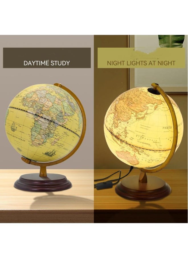 Retro Globe Luminous Ornaments Teaching Globe