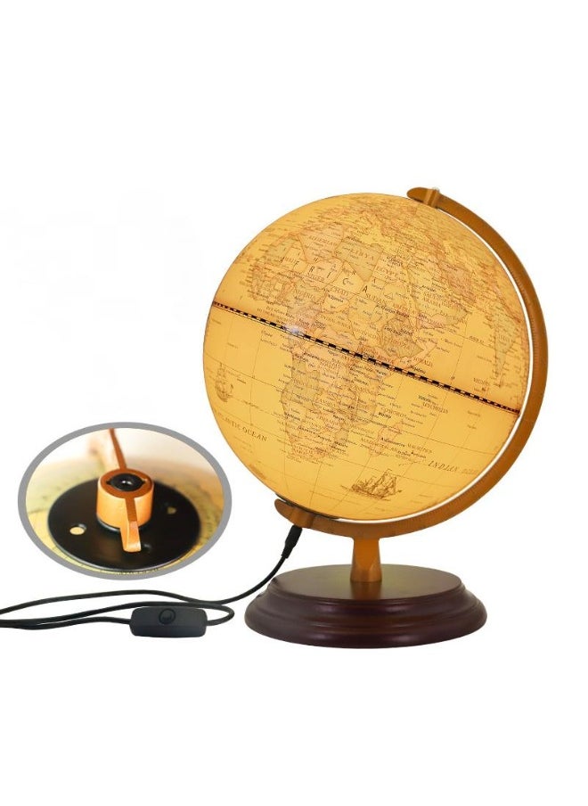 Retro Globe Luminous Ornaments Teaching Globe