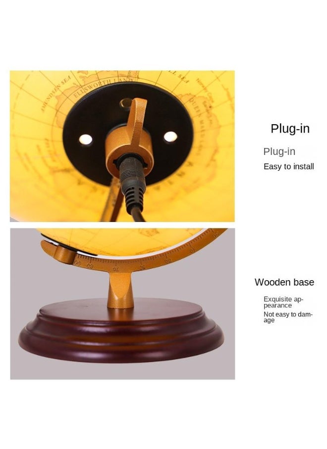 Retro Globe Luminous Ornaments Teaching Globe