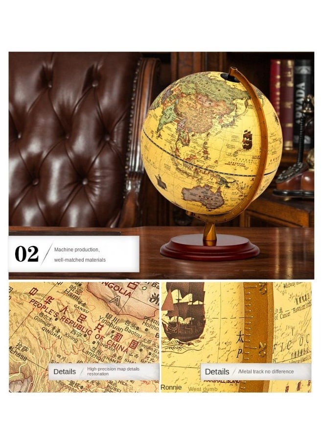 Retro Globe Luminous Ornaments Teaching Globe