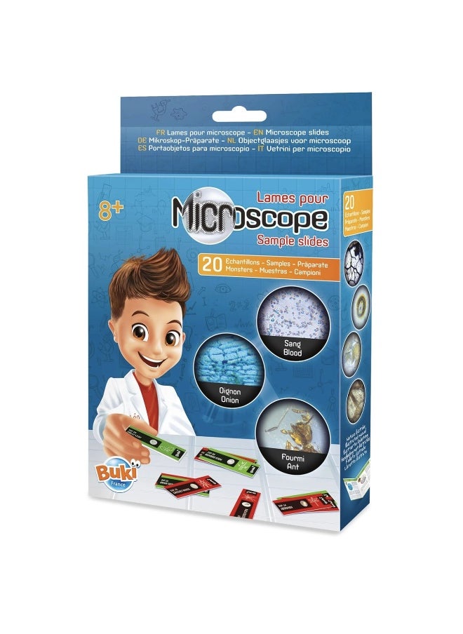 BUKI Microscope Sample Slides Set
