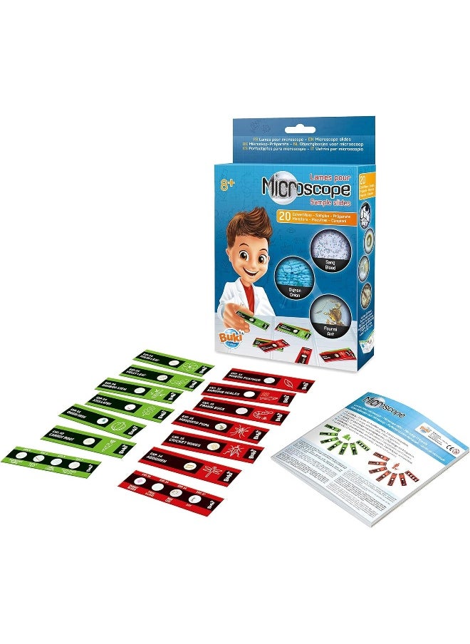 BUKI Microscope Sample Slides Set