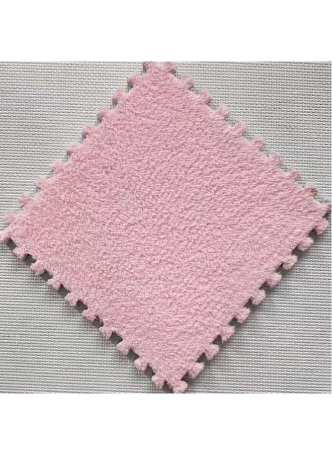 Foam Floor Mat Eva Plush Carpet Square Thickened Sports Game Mat Interlocking Carpet Plush Puzzle Soft Children'S Room Family Bedroom Living Room