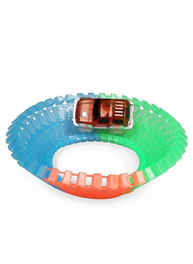 Magic Tracks  Light Circuit And Red Car