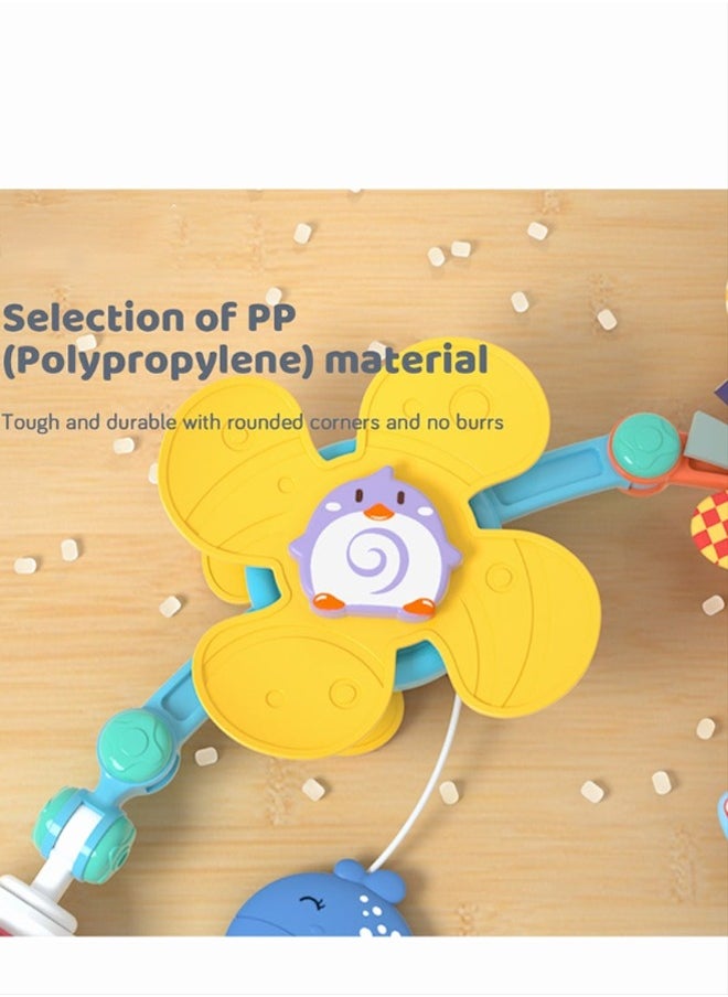 Stimulating Sensory Stroller Arch Toy – Baby Educational Cart with Pendant Hanging Toys for 0-1 Year Olds, Activity Arch Filled with Fascinating Playthings to Boost Infant’s Sensory and Motor Skills