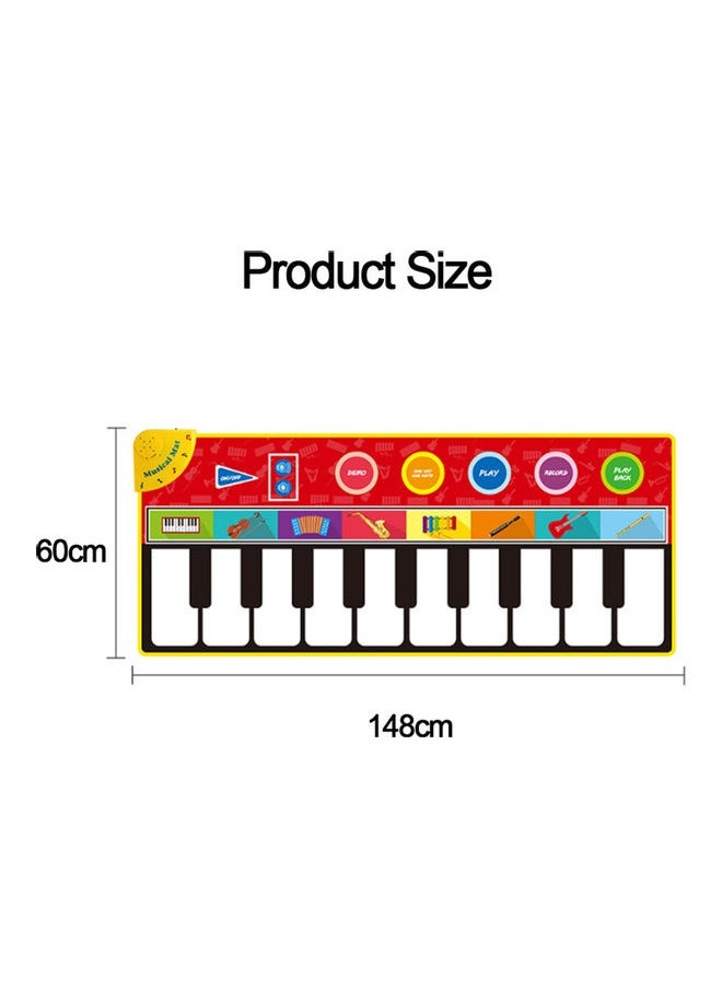 Musical Piano Keyboard Mat 148x60cm