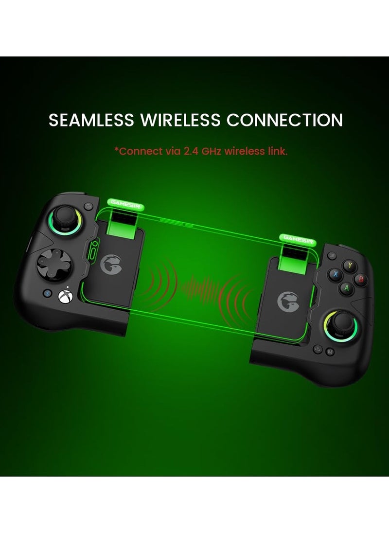 Classic Gamepad GameSir X4 Aileron Bluetooth Mobile Gaming Controller for Android with Hall Effect Joysticks-Split Design with Carrying Case-Play Diablo Immortal, Minecraft, Fortnite, Dead Trigger 2