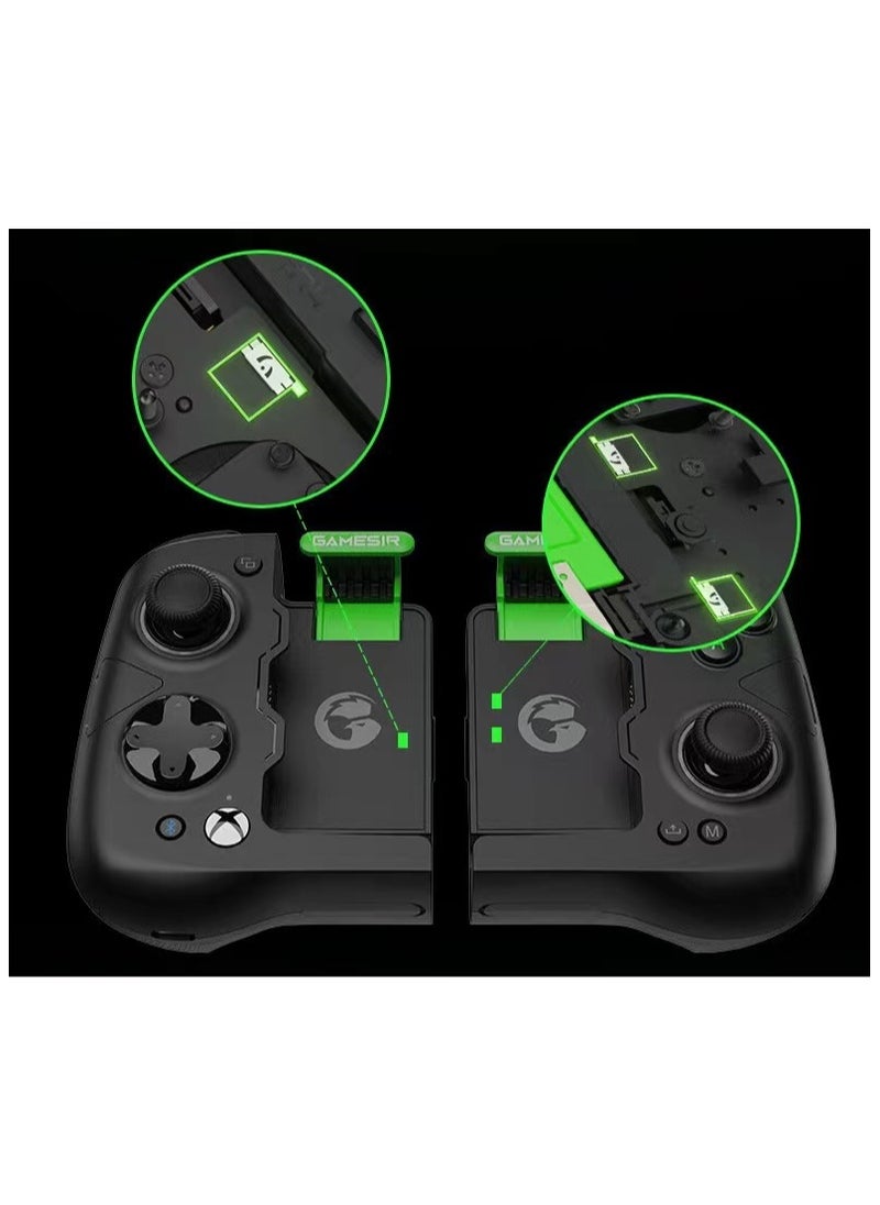 Classic Gamepad GameSir X4 Aileron Bluetooth Mobile Gaming Controller for Android with Hall Effect Joysticks-Split Design with Carrying Case-Play Diablo Immortal, Minecraft, Fortnite, Dead Trigger 2