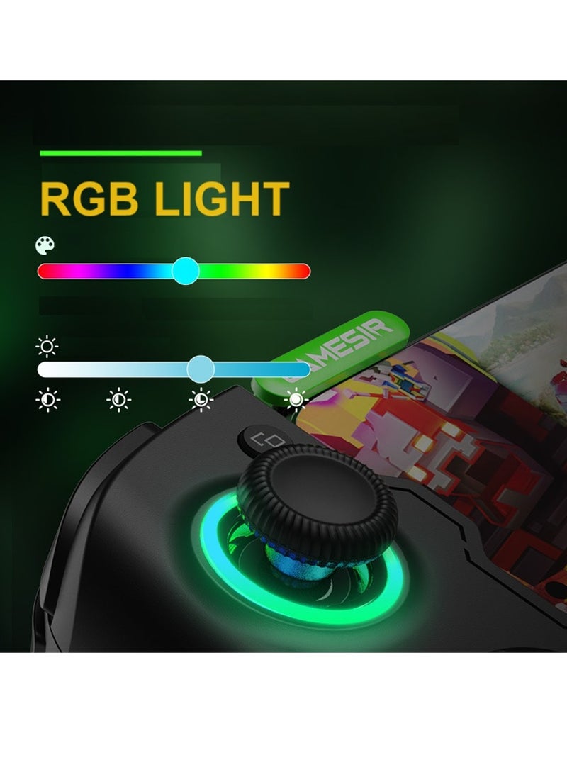 Classic Gamepad GameSir X4 Aileron Bluetooth Mobile Gaming Controller for Android with Hall Effect Joysticks-Split Design with Carrying Case-Play Diablo Immortal, Minecraft, Fortnite, Dead Trigger 2