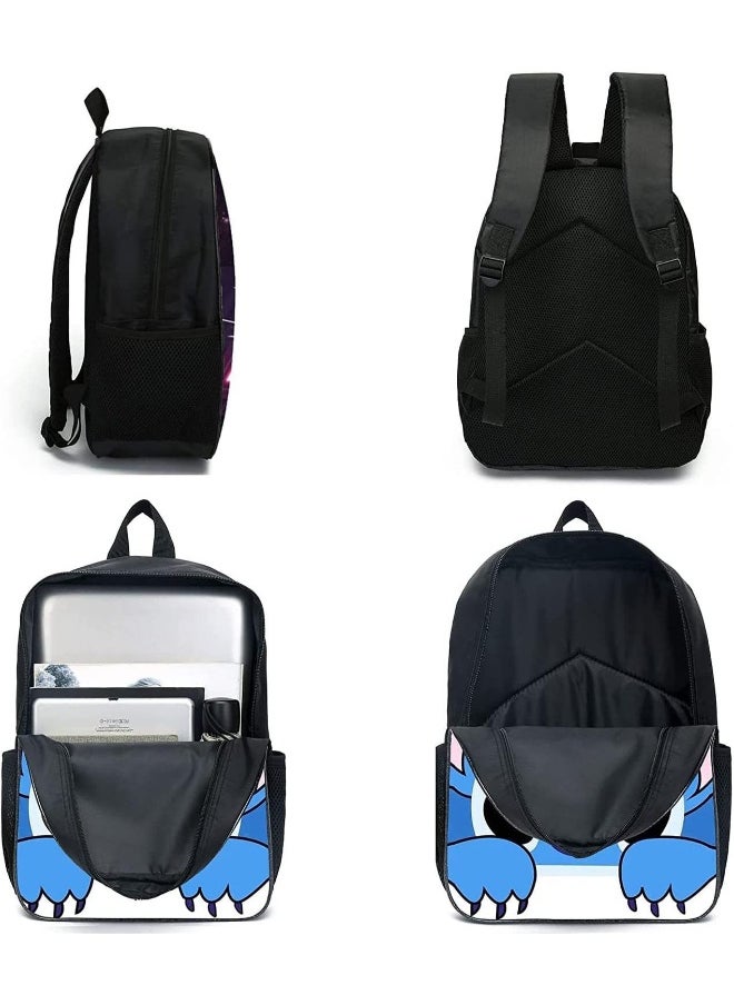 3 Pcs Set Roblox Bags Backpack School Bag Lunch Bag Pencil Case Anime Backpack Gaming Peripherals