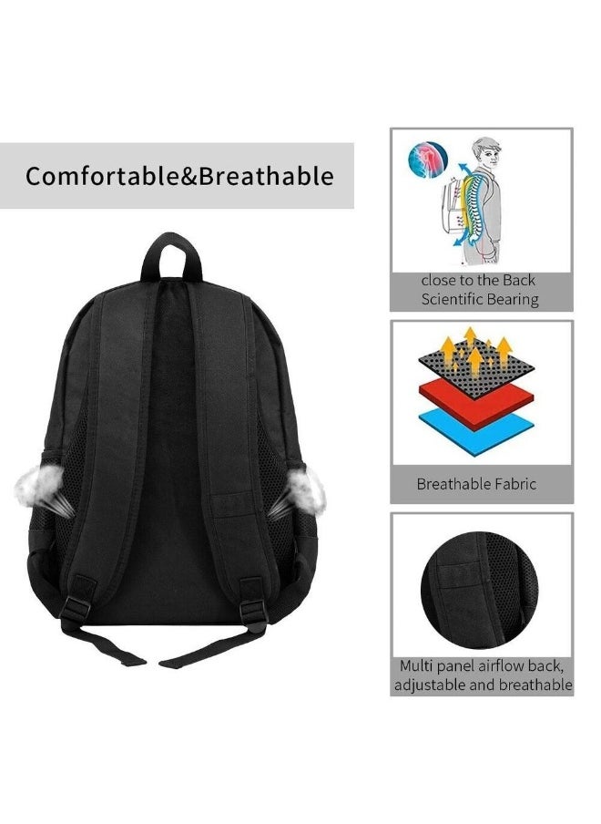 3 Pcs Anime The Amazing Digital Circus Backpack Set School Bag
