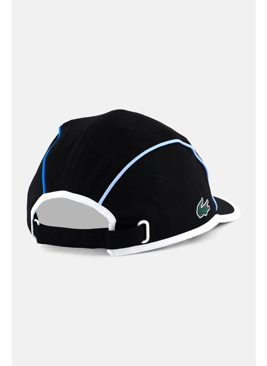 Men Brand Logo Baseball Cap, Black