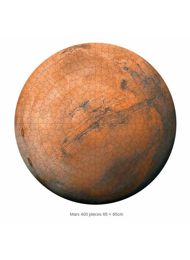 400 Pieces Mars Puzzles For Adults Kids Space Gifts Planet Puzzle