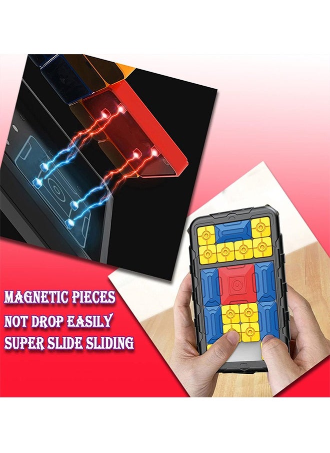 2Pcs Puzzle Game for Kids Brain Teasers Puzzle Toy Tangram Jigsaw Intelligence Unblock 500+ Leveled Up Super Slide Game for All Age Gifts for 3-15 Old Kids Toys