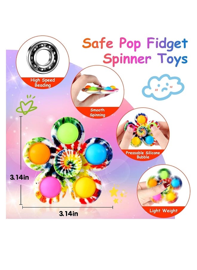 16 Pcs Fidget Spinners Toys For Kids And Girls Pop Fidget Spinner Toys For Kids Birthday Party Stress Relief Kids Toys