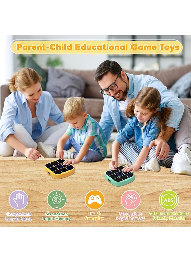 4 in 1 Electronic Tic Tac Toe Bolt Game, x o game, Handheld Puzzle Game Console, Portable Travel Games, Board Games for Kids and Adults, Fidget Toys for Kids and Adults, Educational Travel Games Fam