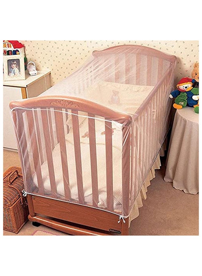 Baby's Crib Breathable Mosquito Net, High-quality Affordable, Long-lasting Material, Elastic Edge Design