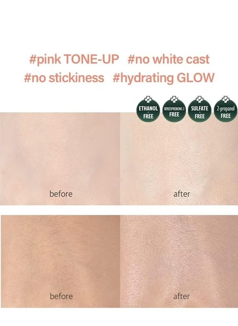 Piedmont Italian White Truffle Waterfull Tone-up Sunscreen, Vegan Skincare, Tinted Moisturizer with SPF 50+ PA++++, Glowy Sunscreen, Gentle and Safe Use for all Skin Types 50ml