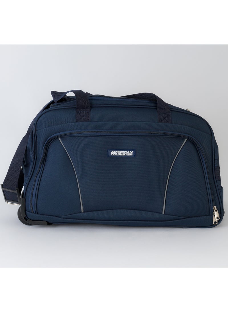 American Tourister VISION Duffel Bag with Wheels, 57 CM (NAVY BLUE)