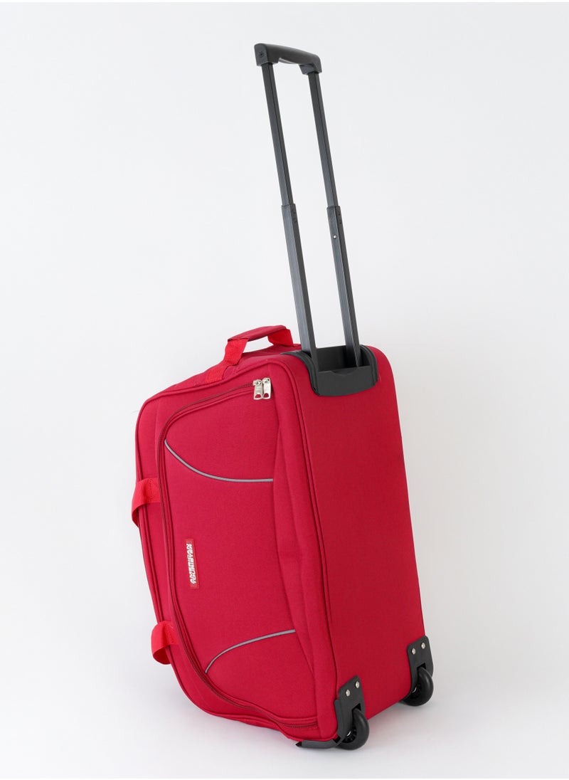 American Tourister VISION Duffel Bag with Wheels, 57 CM (RED)