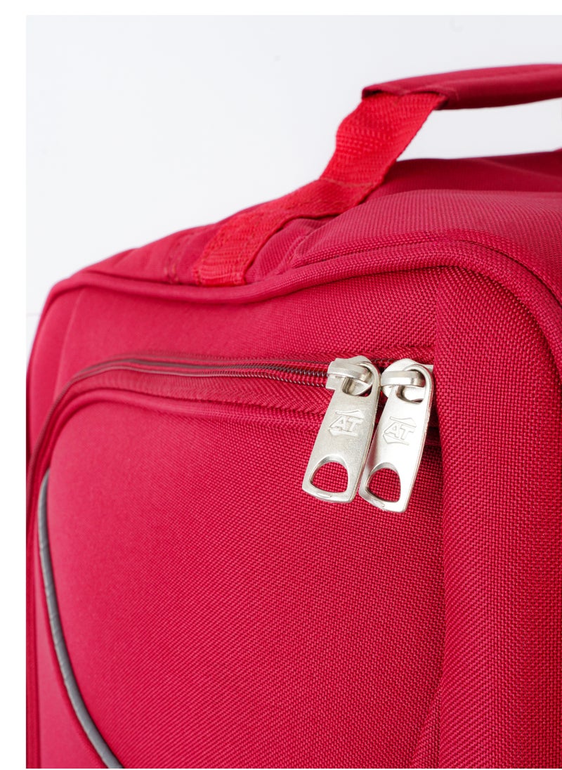 American Tourister VISION Duffel Bag with Wheels, 57 CM (RED)