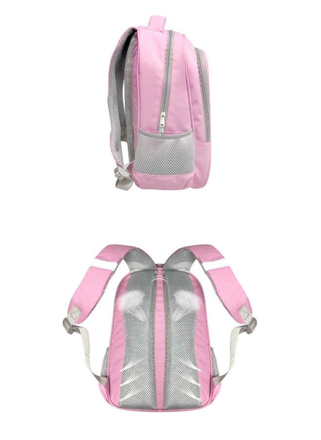 Barbie Polyester Reflective Strip Backpack For Students School Bag