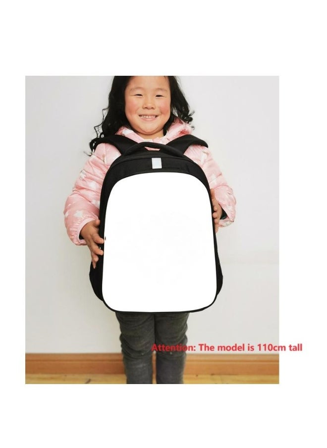 Barbie Polyester Reflective Strip Backpack For Students School Bag
