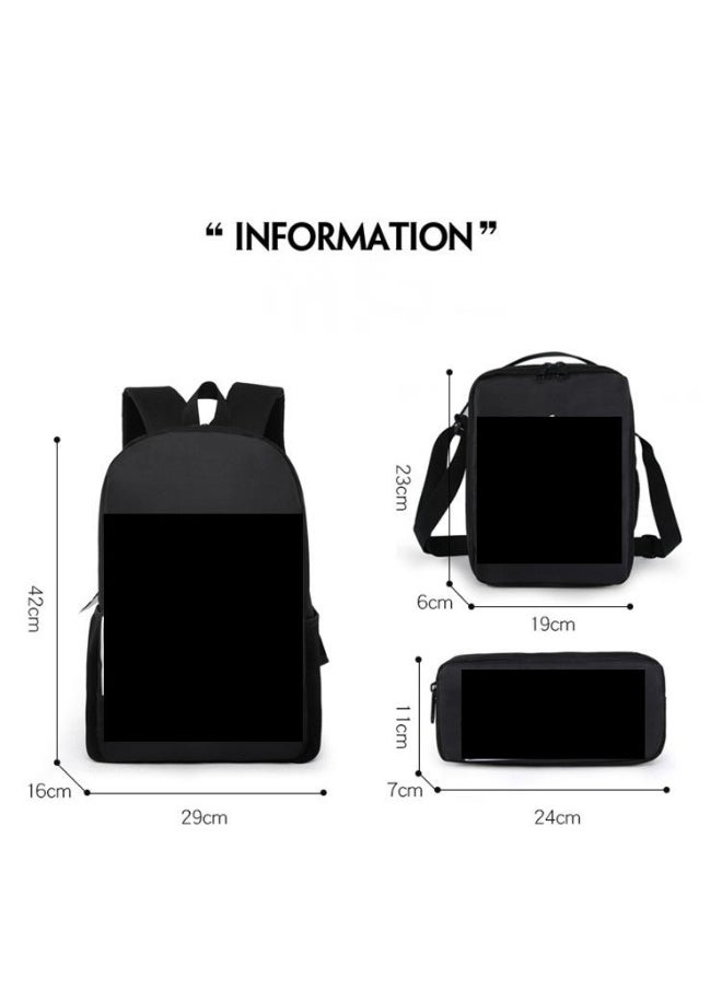 3 Pcs Skibidi Toilet  School Bag Satchel Pencil Case Animated Game Skibidi Toilet Man Gifts For Kids TV Man Toilet Man Titan Man