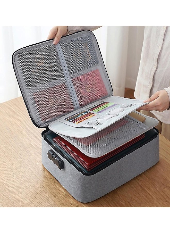 Multi-Layered Document Storage Bag For Home, Large Capacity Multifunctional Box