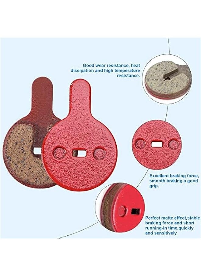 4 Pairs bikes Disc Brake Pads , Semi Metal Brake Disc Rotor Pad for Bb5 M446 Electric bikes Disc Brake Pad gum Mountain bikes