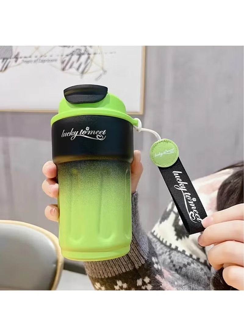 Stainless Coffee Tumbler With Temperature Display,Smart Cup Led,Smart Insulated Travel Coffee Mug Summer Cold Storage Portable Coffee Mug Smart for Car (Smart Black Green)