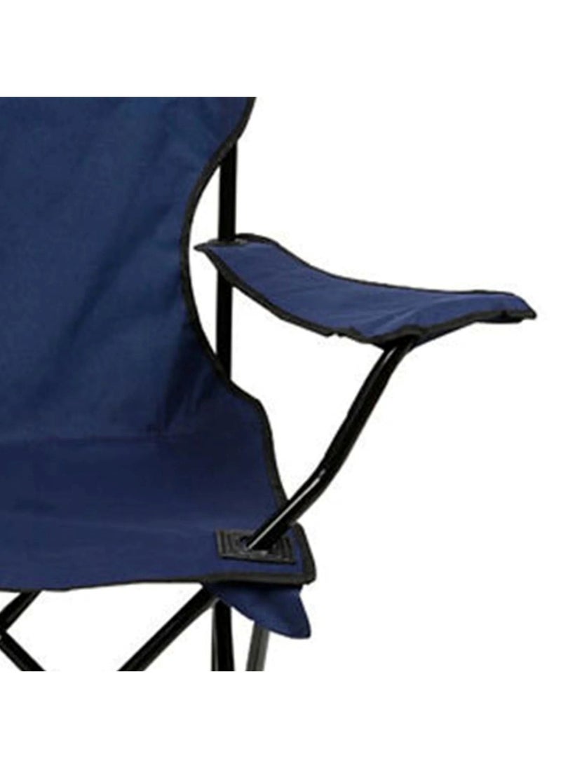 Portable Comfort Folding Camping Chair Relaxing Outdoor Chair, Lightweight, Blue