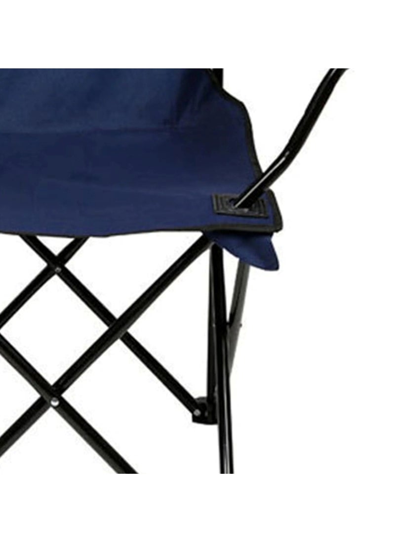 Portable Comfort Folding Camping Chair Relaxing Outdoor Chair, Lightweight, Blue