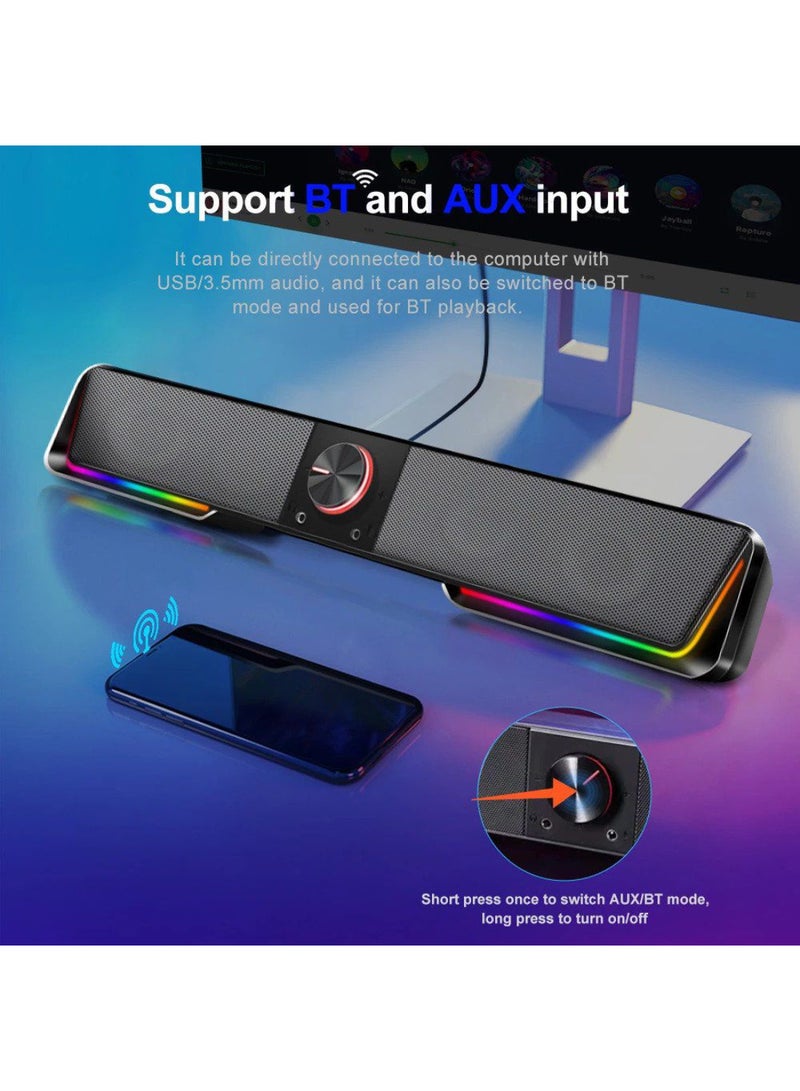 GS570 Darknets Sound Bar with Dual BT Speakers
