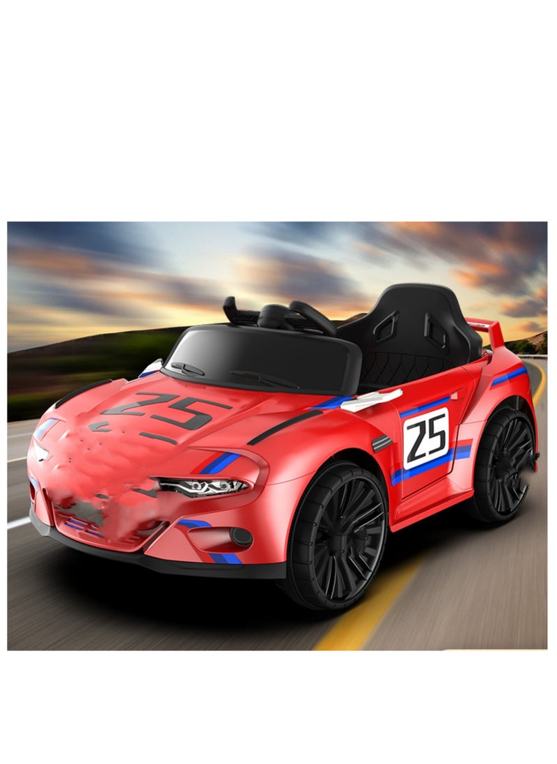 Kids Electric Ride on Vehicles, Motorised Toy Cars Children Electric Car with Remote Control, Baby Ride on Toy Car Electric Car Red