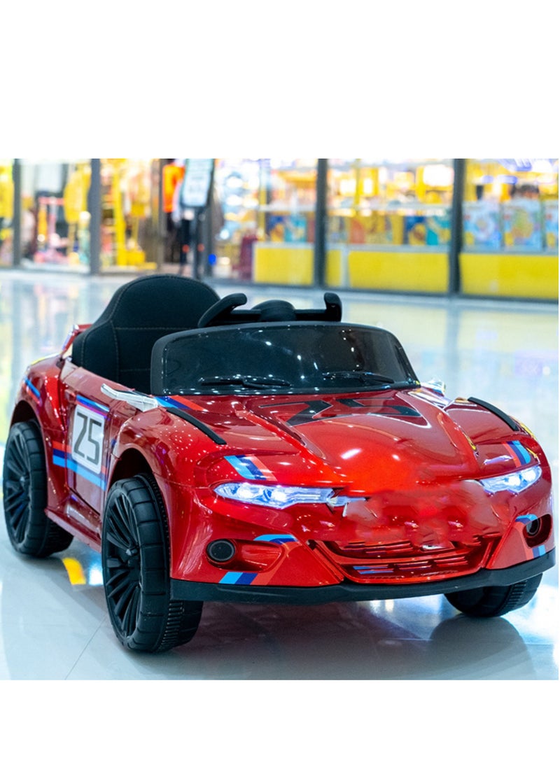 Kids Electric Ride on Vehicles, Motorised Toy Cars Children Electric Car with Remote Control, Baby Ride on Toy Car Electric Car Red