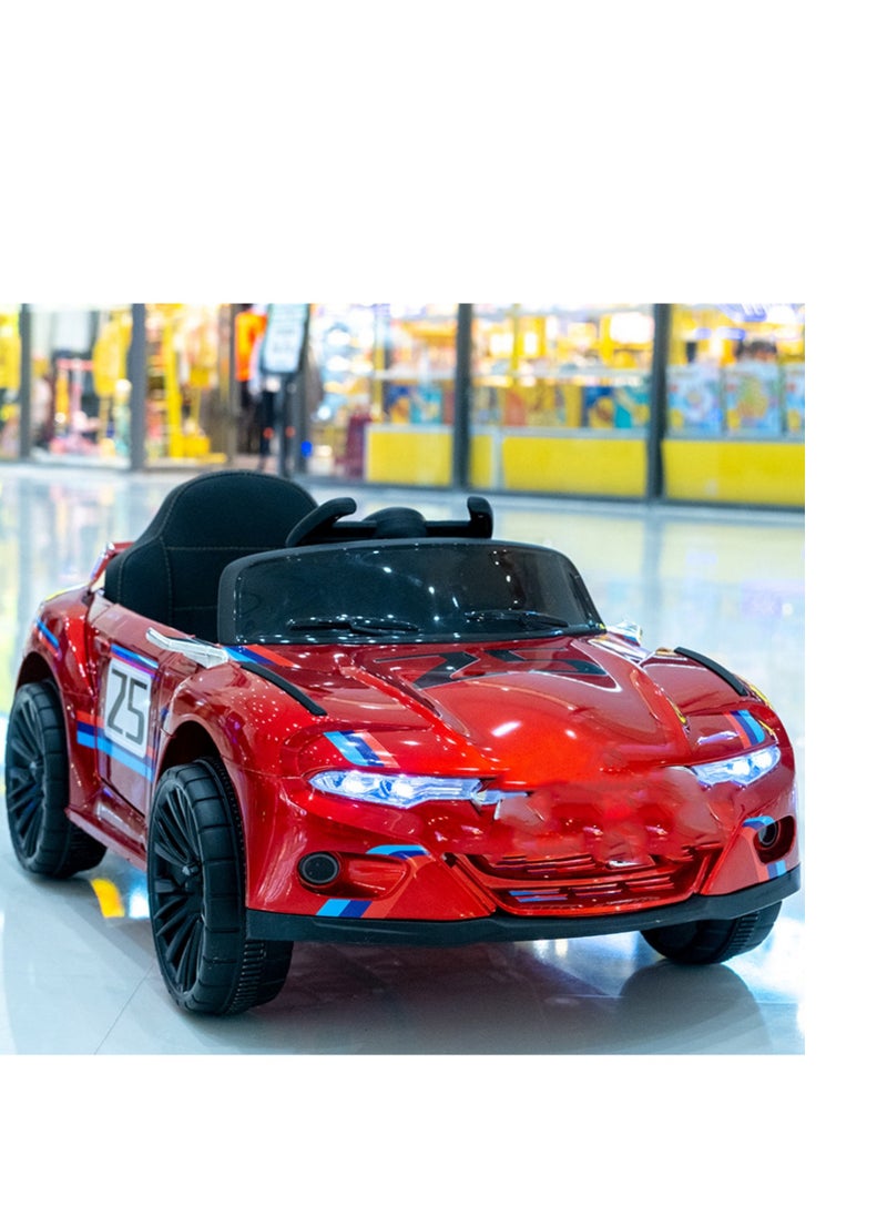 Kids Electric Ride on Vehicles, Motorised Toy Cars Children Electric Car with Remote Control, Baby Ride on Toy Car Electric Car Red