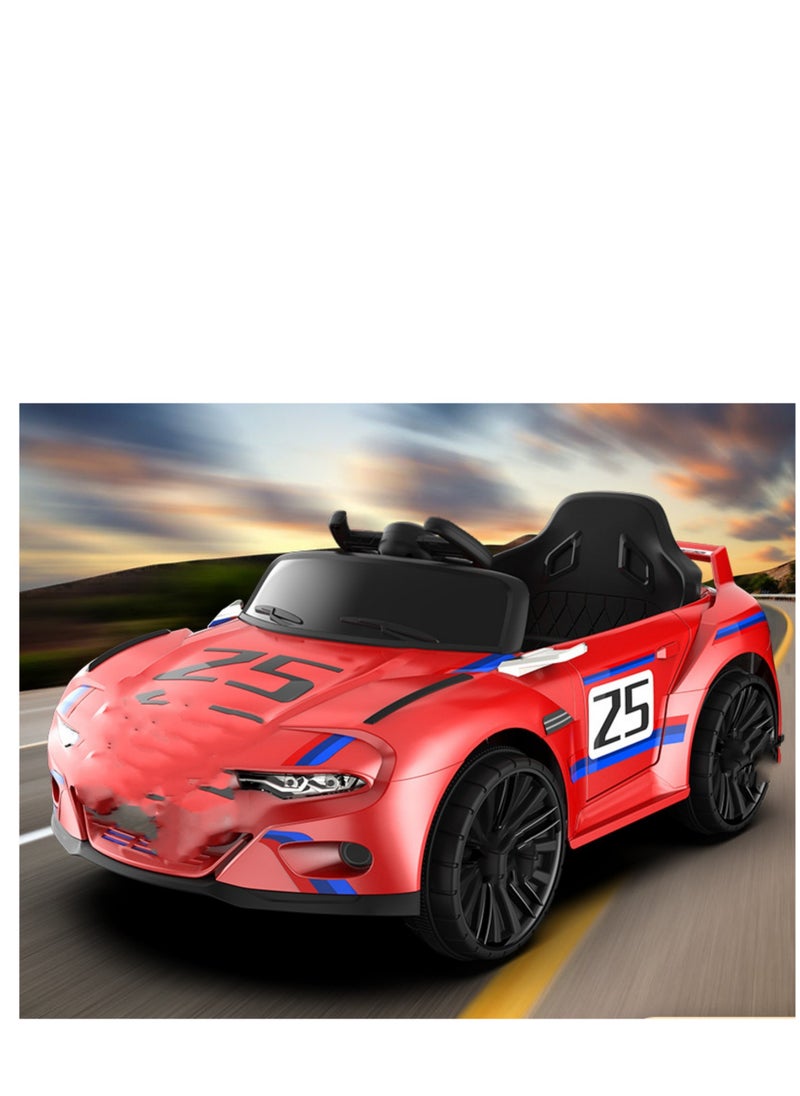 Kids Electric Ride on Vehicles, Motorised Toy Cars Children Electric Car with Remote Control, Baby Ride on Toy Car Electric Car Red