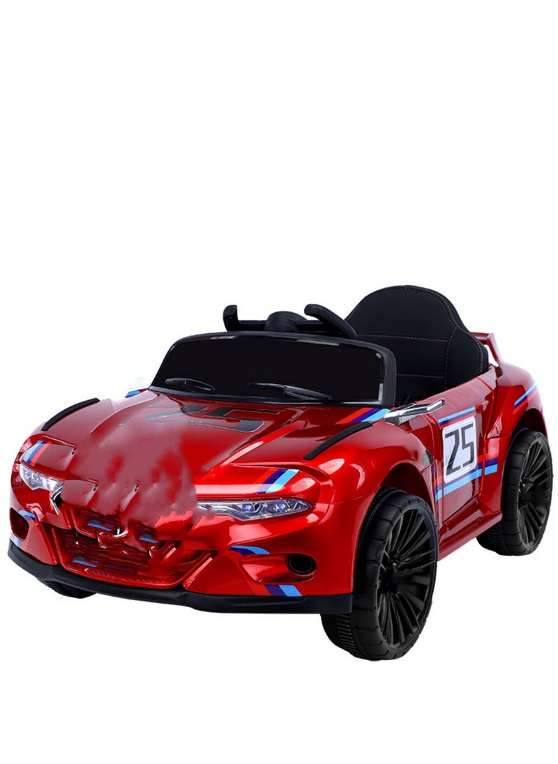 Kids Electric Ride on Vehicles, Motorised Toy Cars Children Electric Car with Remote Control, Baby Ride on Toy Car Electric Car Red