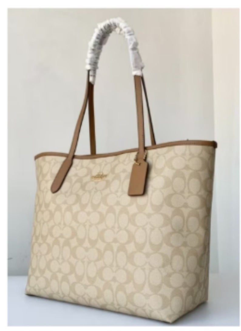 COACH City Tote Bag In Signature Canvas