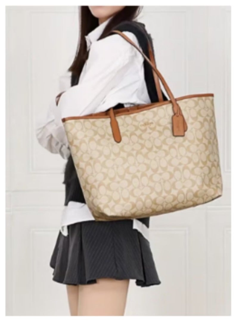 COACH City Tote Bag In Signature Canvas