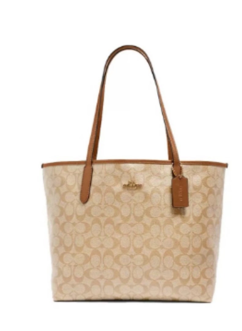 COACH City Tote Bag In Signature Canvas