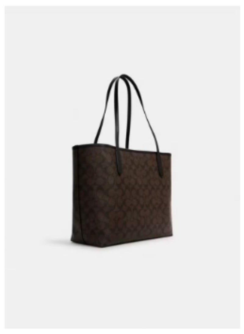 COACH City Tote Bag In Signature Canvas