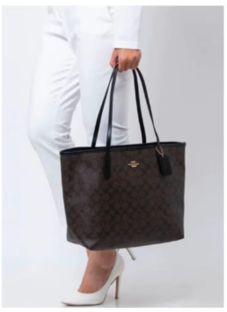 COACH City Tote Bag In Signature Canvas
